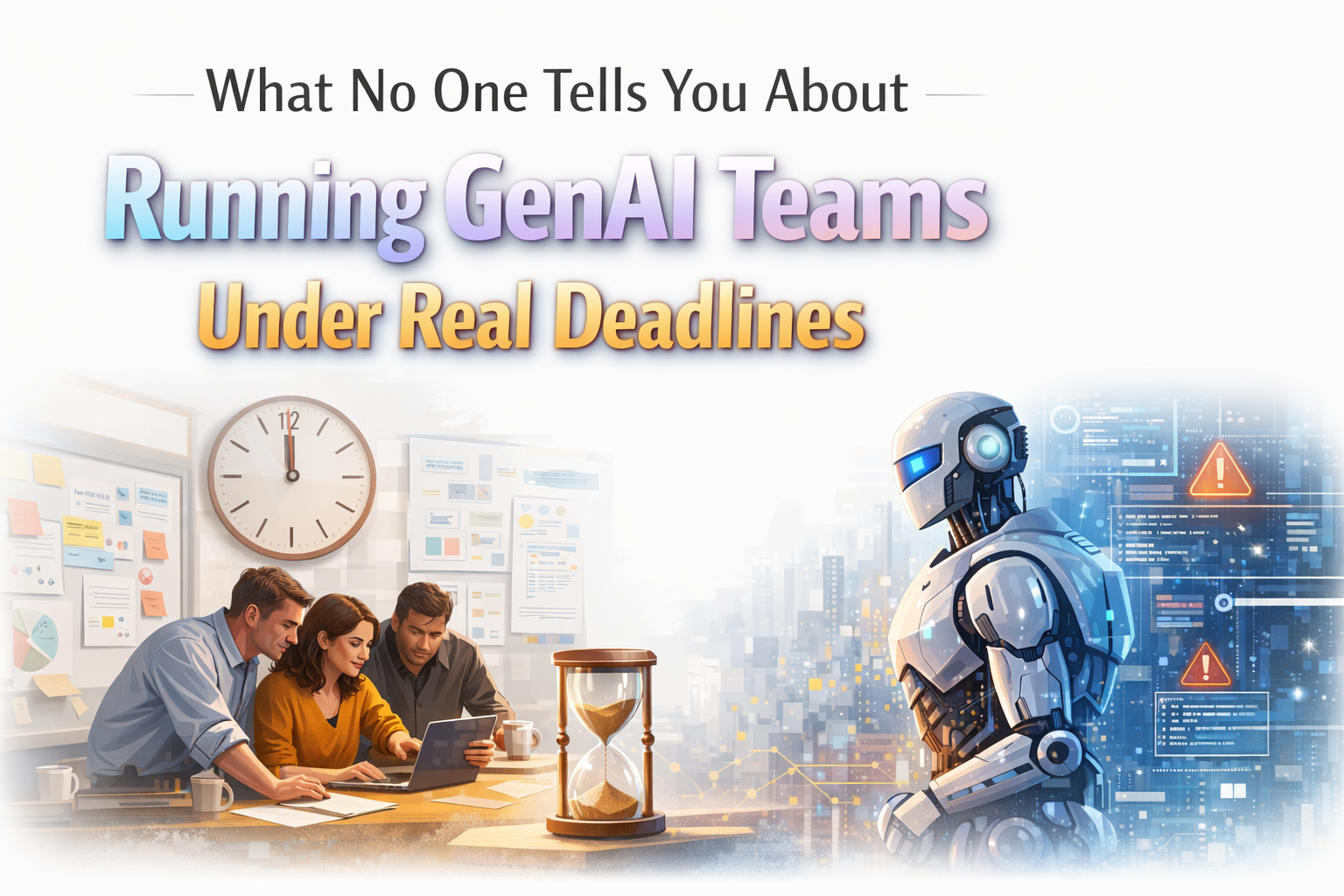 What People Don’t Tell You About Running AI Teams When There Are Real Deadlines