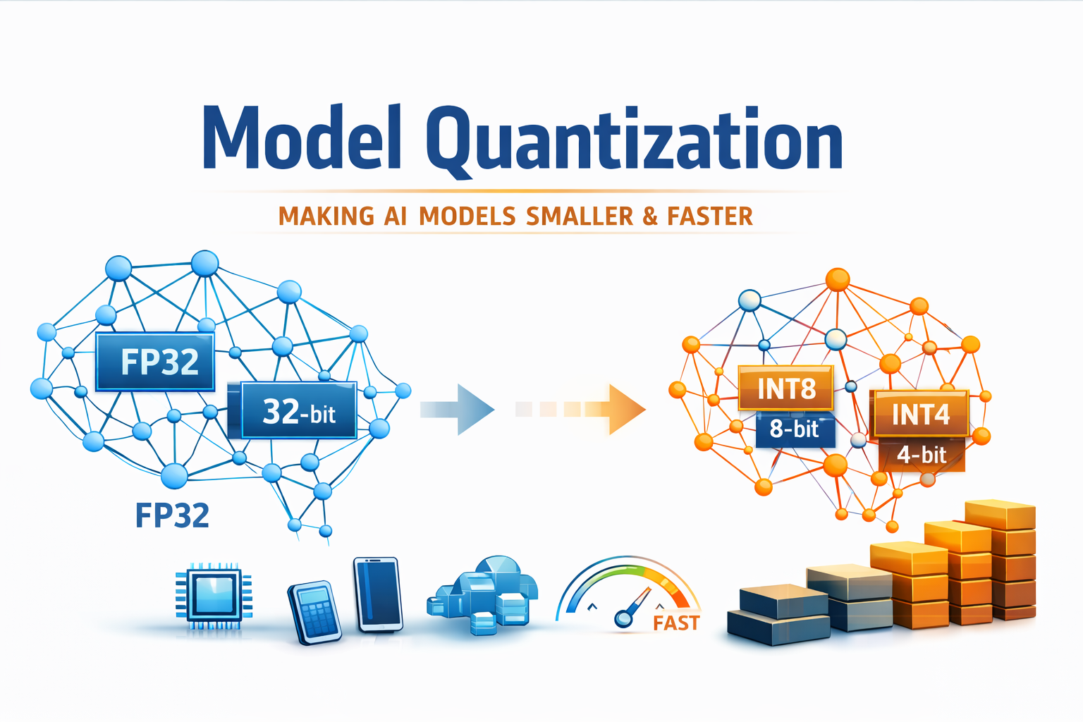 Quantization Explained: Making AI Models Smaller, Faster, and Cheaper